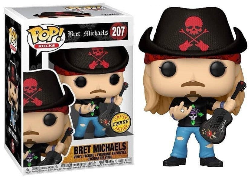 Funko POP! Rocks: Bret Michaels (CHASE) #207