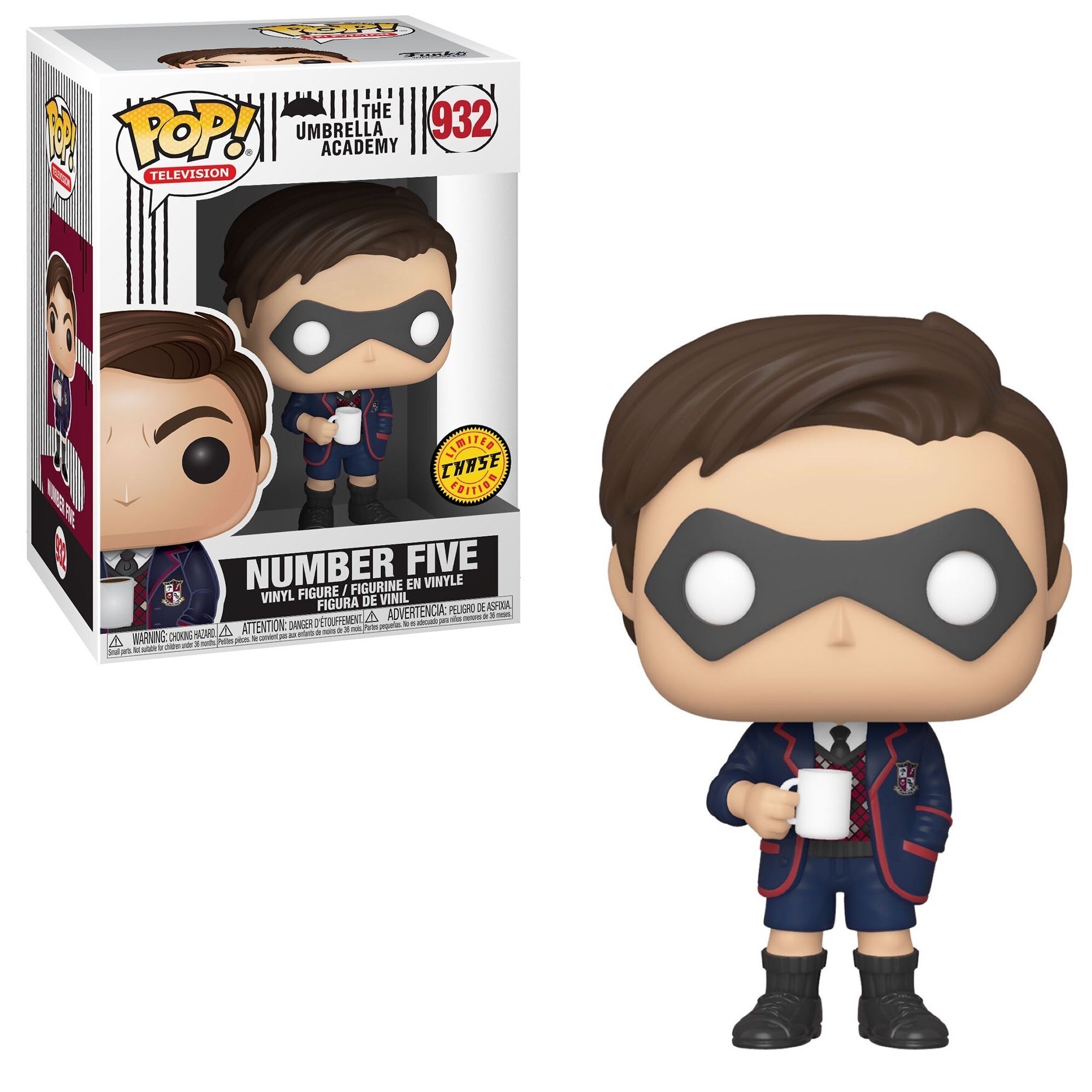 Funko POP! Television: The Umbrella Academy - Number Five (CHASE)(Damaged Box)[B] #932