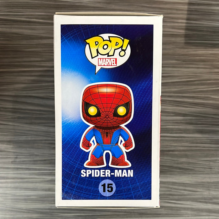 Funko POP! The Amazing Spider-Man: Spider-Man (Damaged Box)[B] #15 — The Pop  Plug