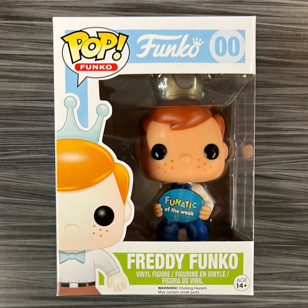Funko POP! Freddy Funko [Funatic of The Week] (Damaged #00 – The Pop Plug
