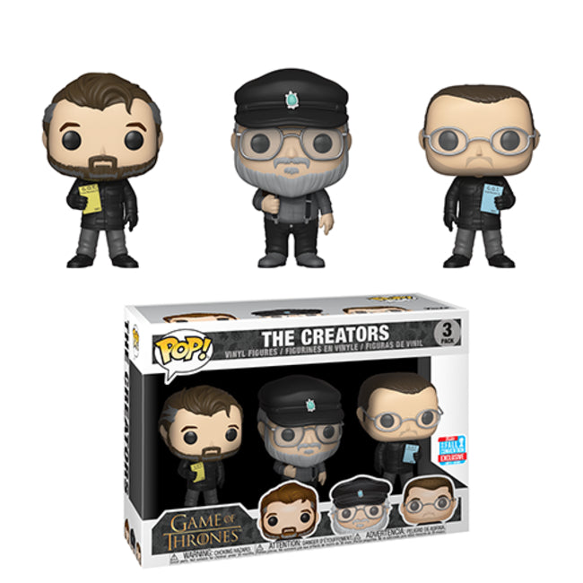 Funko Pop Game Of Thrones The Creators 3 Pack Nycc Shared The Pop Plug