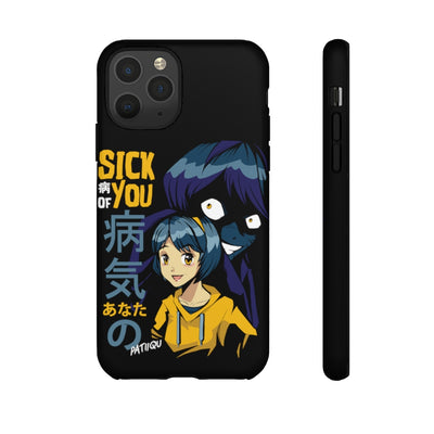 Anime Sick Of You Girl Phone Case