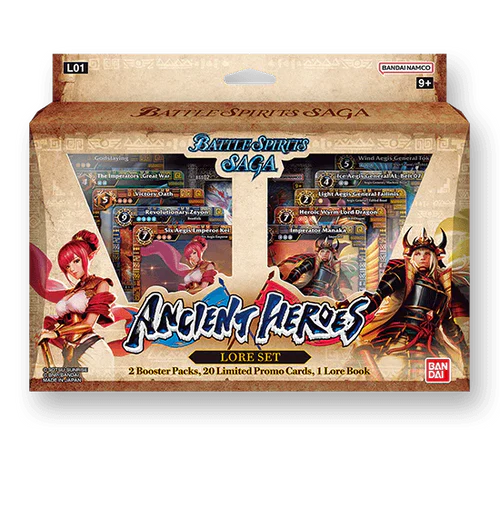 BATTLE SPIRITS SAGA CARD GAME: LORE SET 01: ANCIENT HEROES [L01]