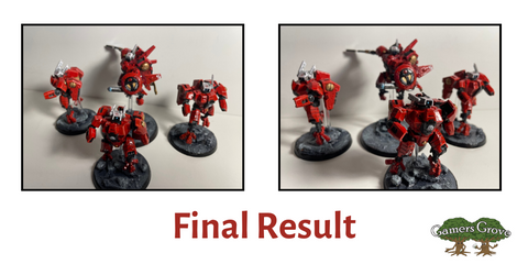 Final results of T'au painting.