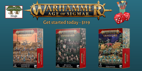Age of Sigmar Vanguard Boxes. Get Started for $119.00