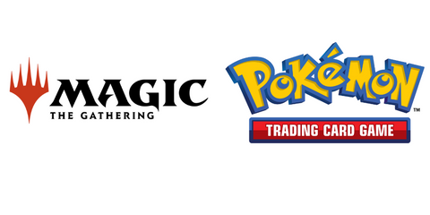 Magic: The Gathering logo and Pokemon Trading Card Game Logo