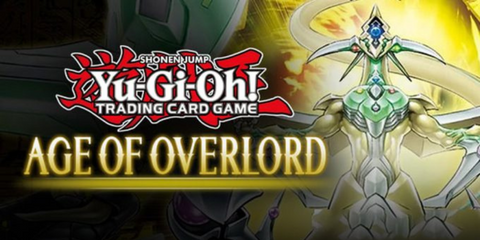 YuGiOh Trading Card Game's Age of Overlord logo