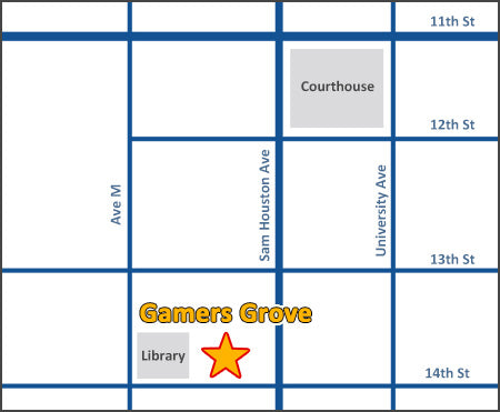 Gamers Grove location map