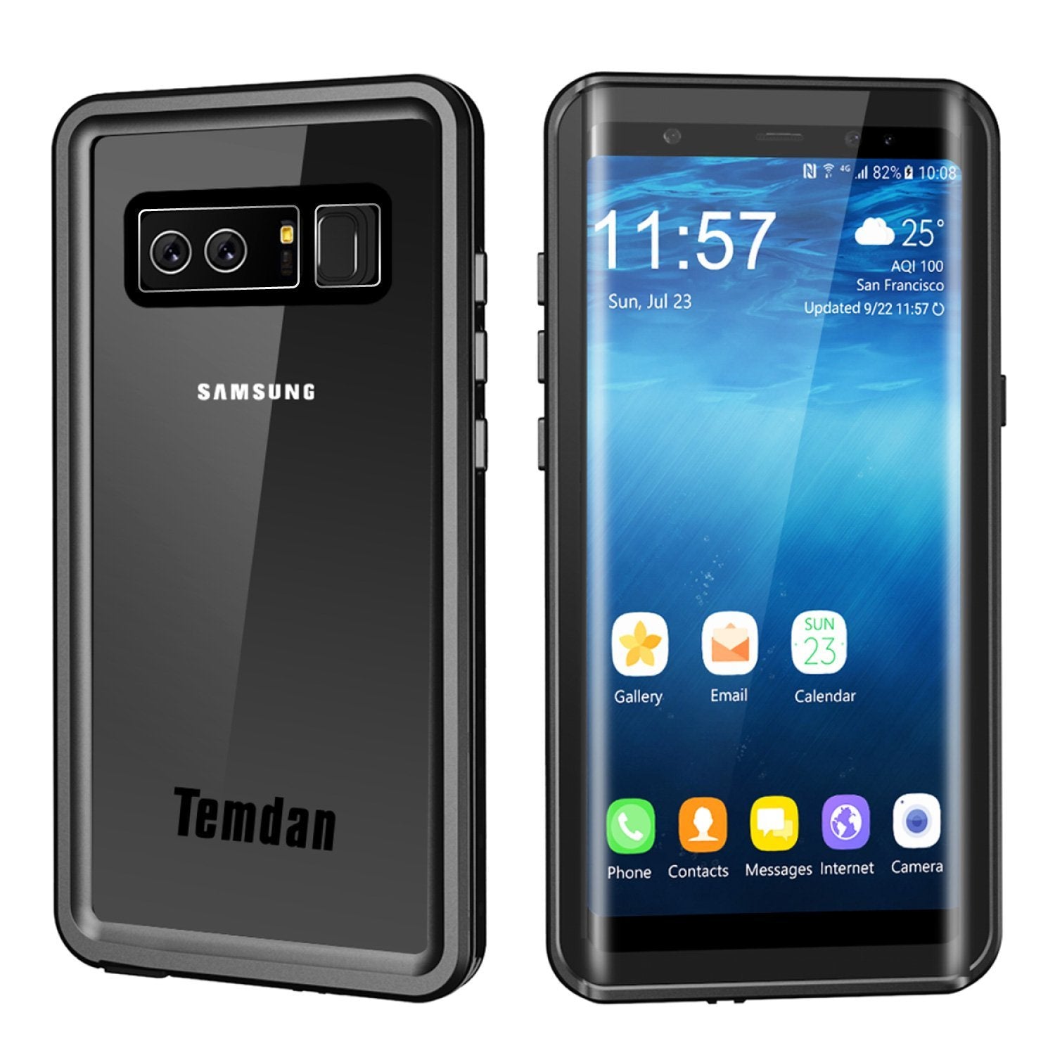 Samsung Galaxy Note 8 Waterproof Case（Upgraded） – Temdan