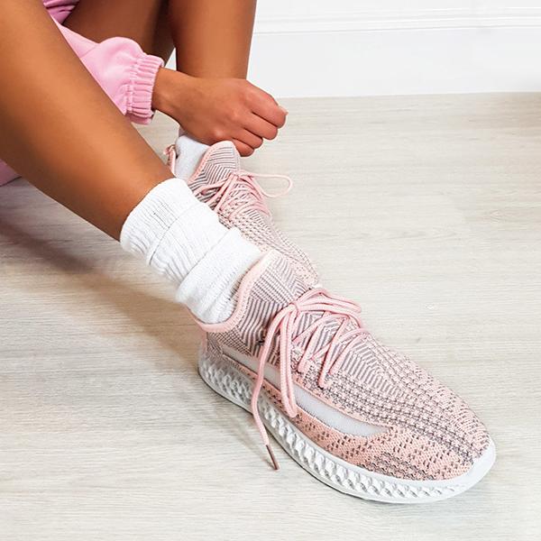 lace up sock trainers