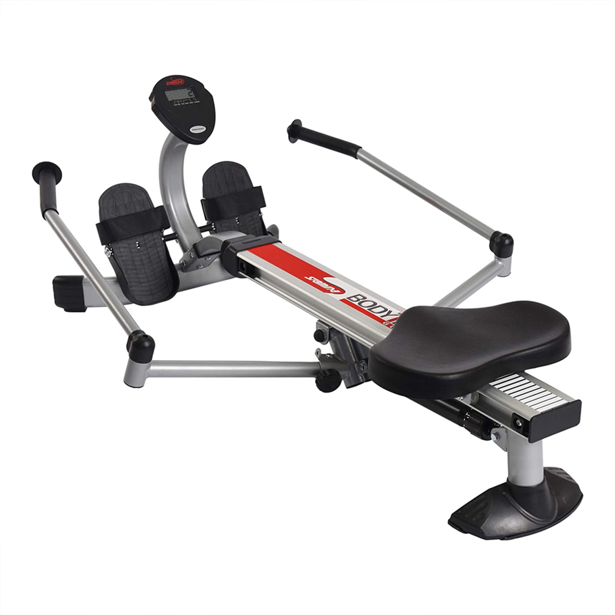 Stamina BodyTrac Glider 1050 Hydraulic Rowing Machine with Smart Workout App - Rower Workout Machine with Cylinder Resistance - Up to 250 lbs Weight Capacity