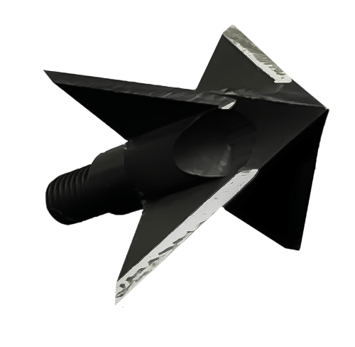 TOTA | 125 grain broadhead | 1-inch solid | fixed blade - Tooth of the Arrow Broadheads product image