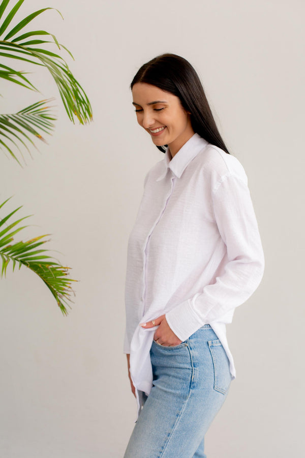 Boyfriend Shirt - White