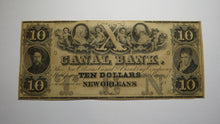 Load image into Gallery viewer, $10 18__ New Orleans Louisiana LA Obsolete Currency Bank Note Bill! Canal UNC++