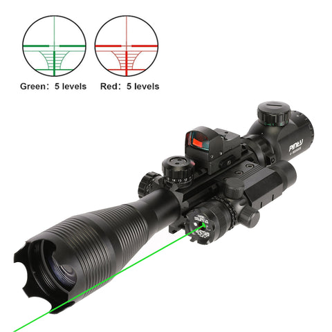 4-in-1 Rifle Scope Combo | Pinty Scopes