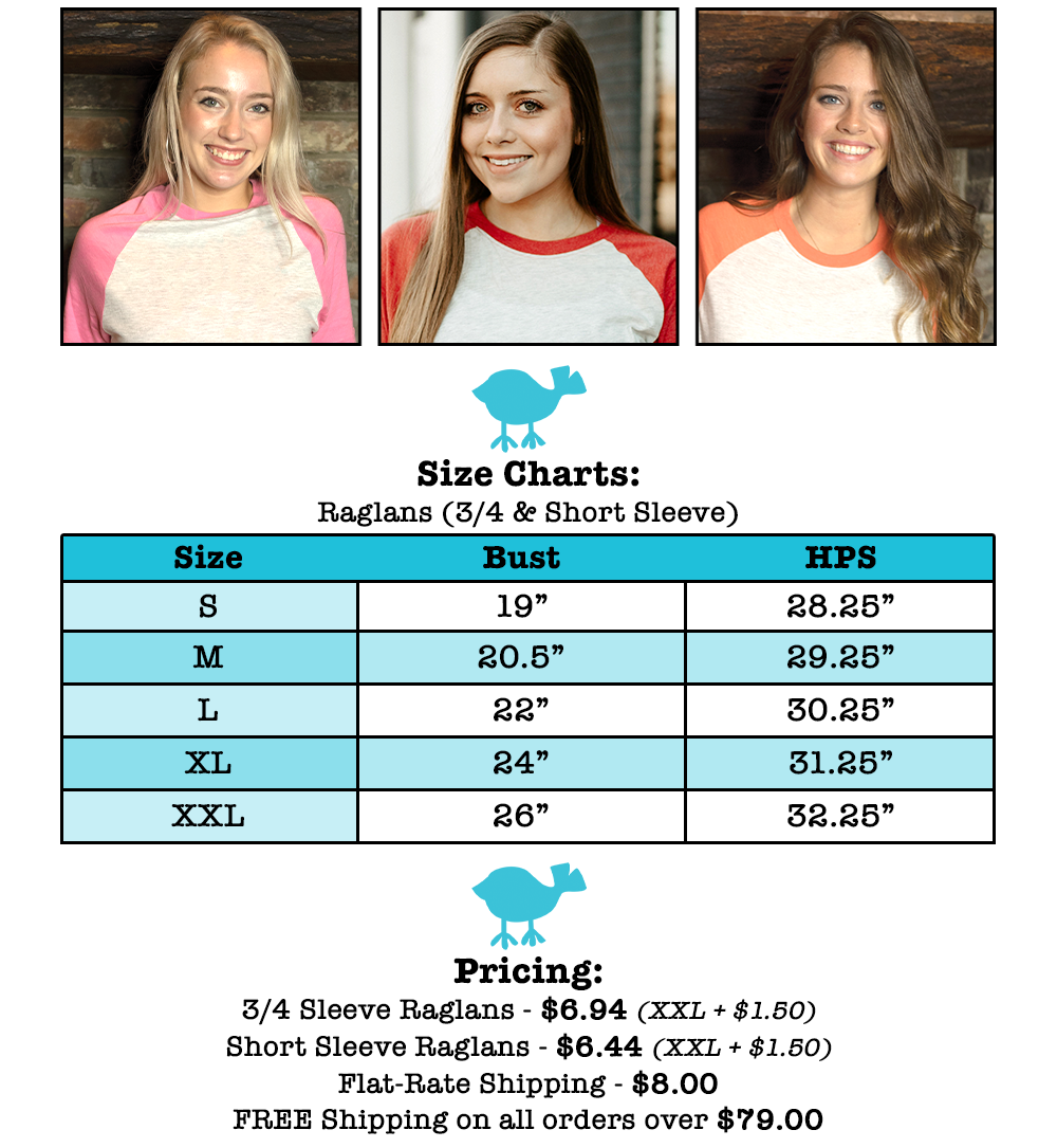 Blanks Boutique Size Chart