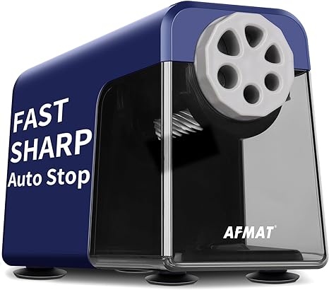 AFMAT Long Point Pencil Sharpener, Auto Stop & Fast Sharpening, Electric  Pencil Sharpener for Artists, Super Long Point, Artist Pencil Sharpener  Plug