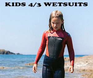 kids 4/3 wetsuits