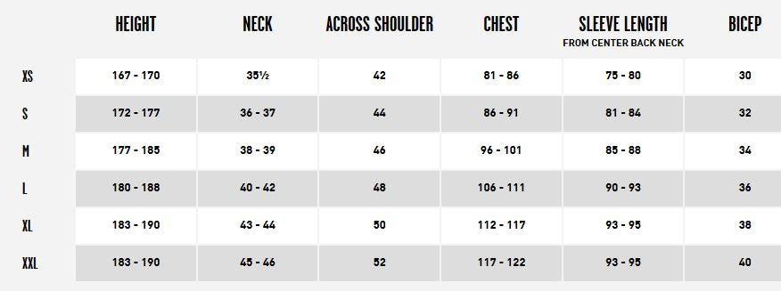 SIZE GUIDE – CHÉ