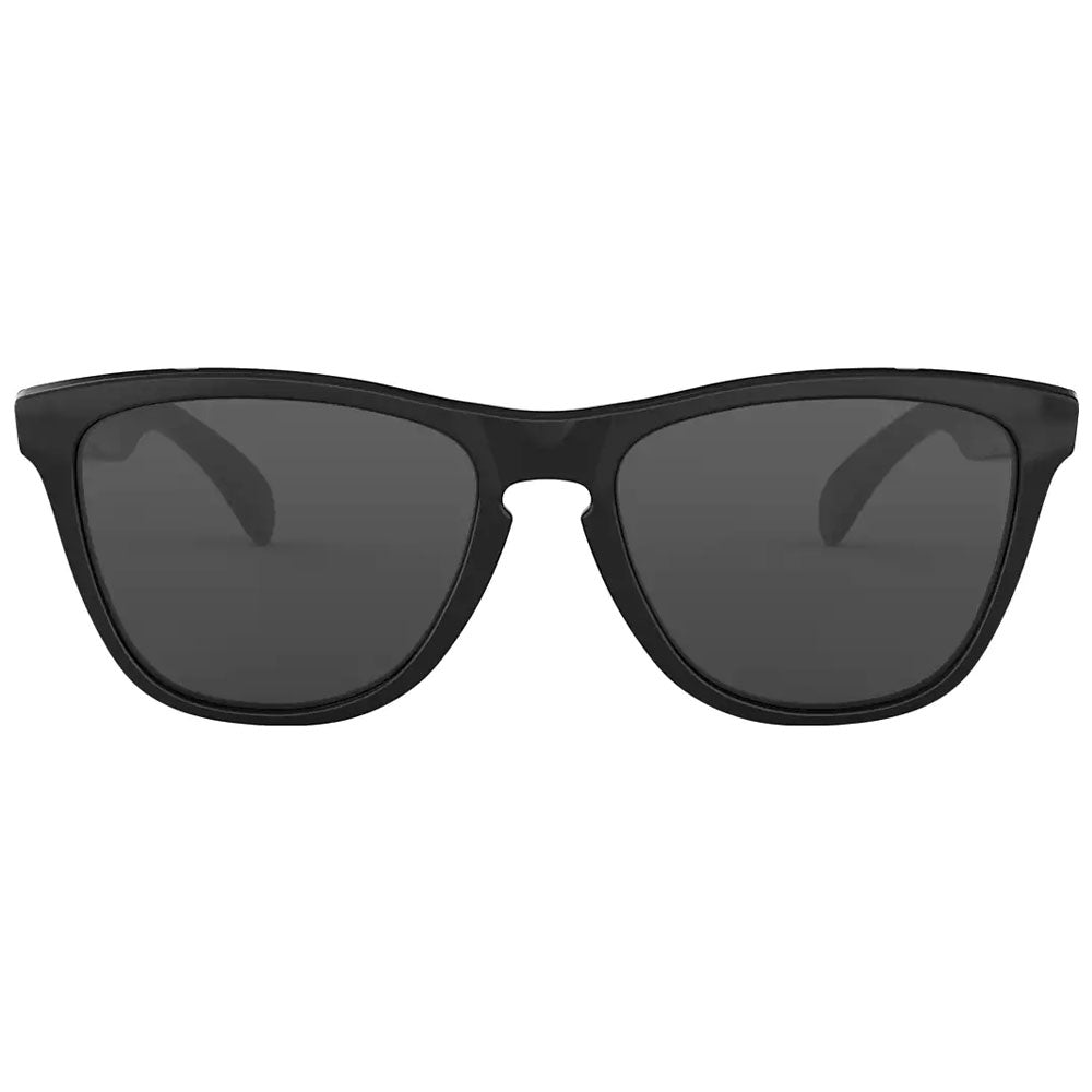 Oakley Frogskins Polished Black Sunglasses With Grey lens - boardridersguide