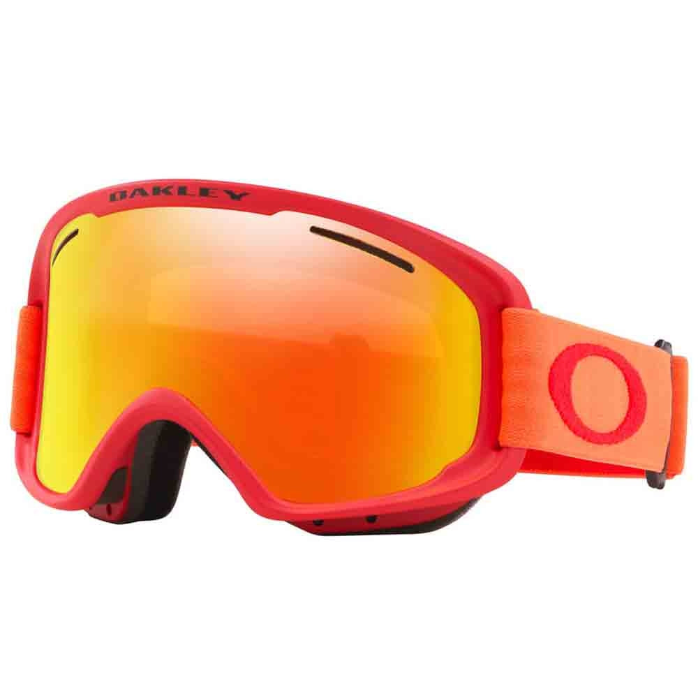 oakley red ski goggles