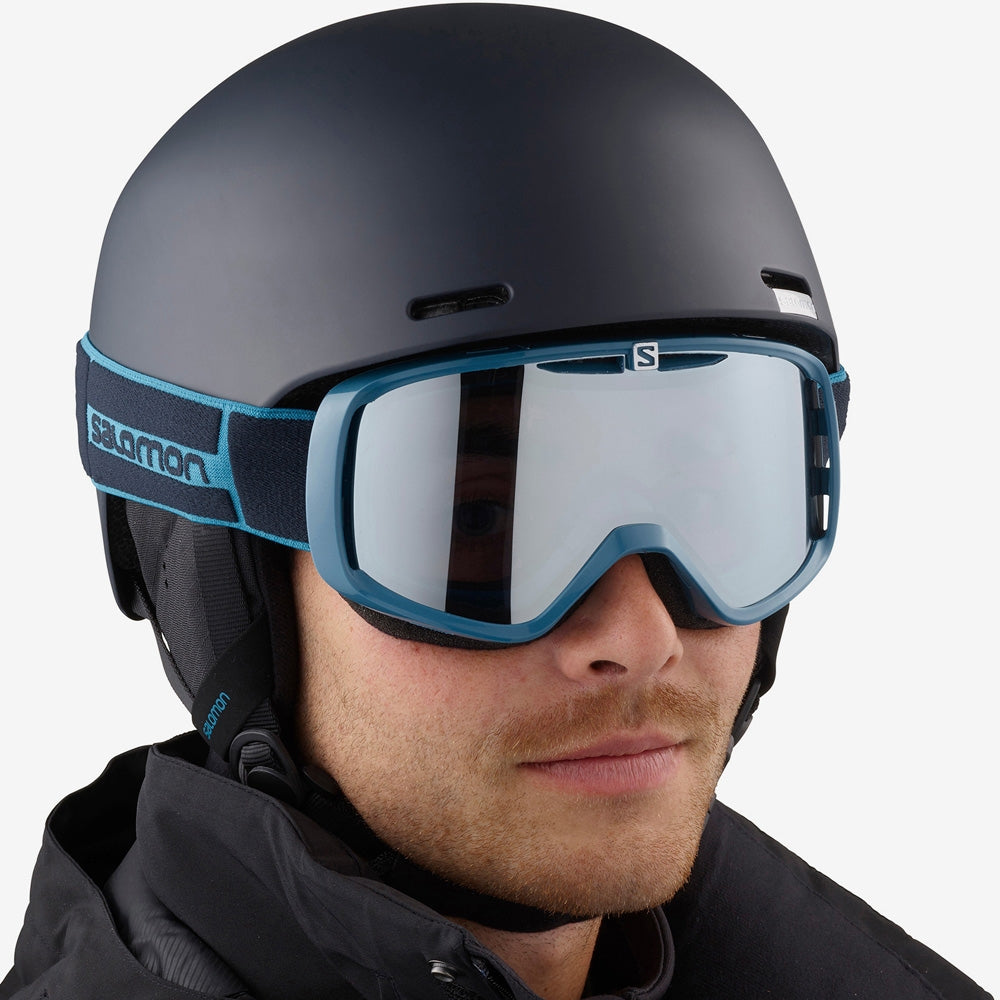 Salomon Aksium Snowboard/Ski Goggles - Blue/Super White –