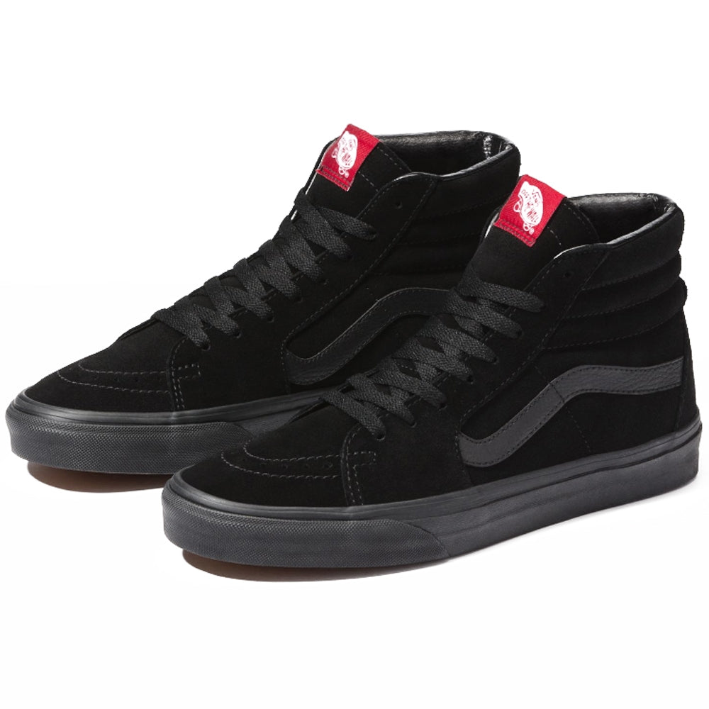 vans hi top all black