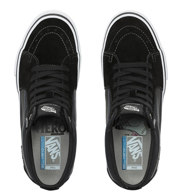 vans sk8 mid all black