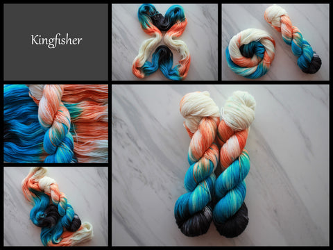 Kingfisher Hand-Dyed Yarn