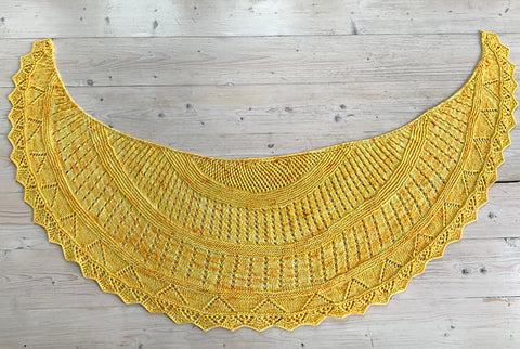 Sunflower of Hope Shawl