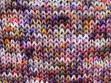 SLEEPY HOLLOW Hand-Dyed Yarn on Sparkly Merino Sock - Purple Lamb