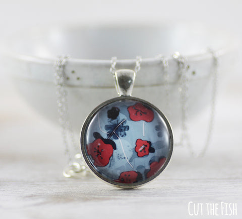 Red Blue Necklace