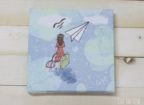 Paper Plane Canvas