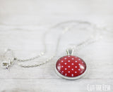 Red Polka Dot Necklace