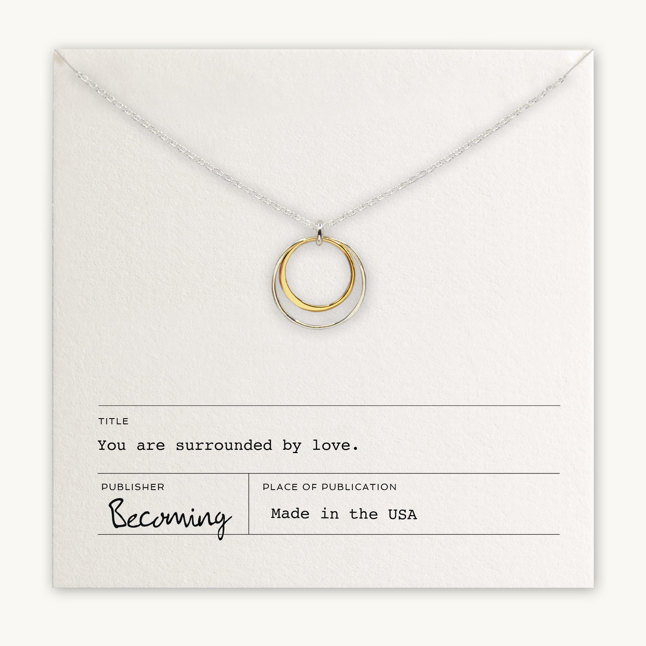 Surrounded By Love Necklace - Becoming Jewelry product image