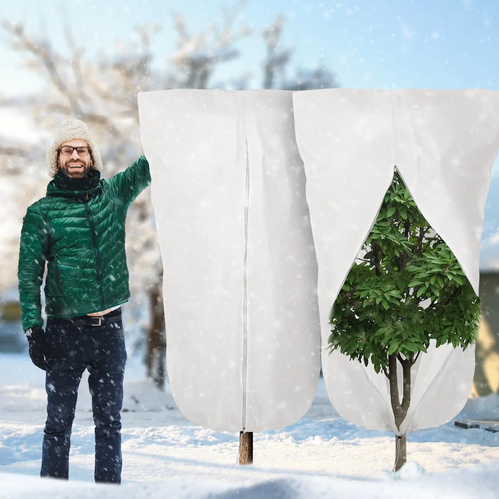 Sac antigel pour plante Sac Antigel Hiver Polaire PLANTOS