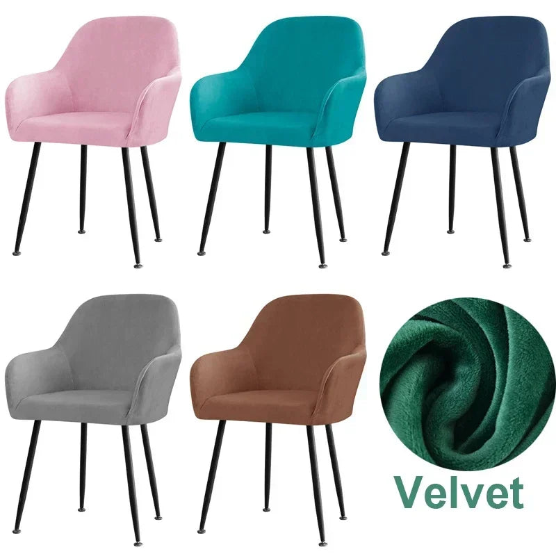 Housse de chaise velours VELINO