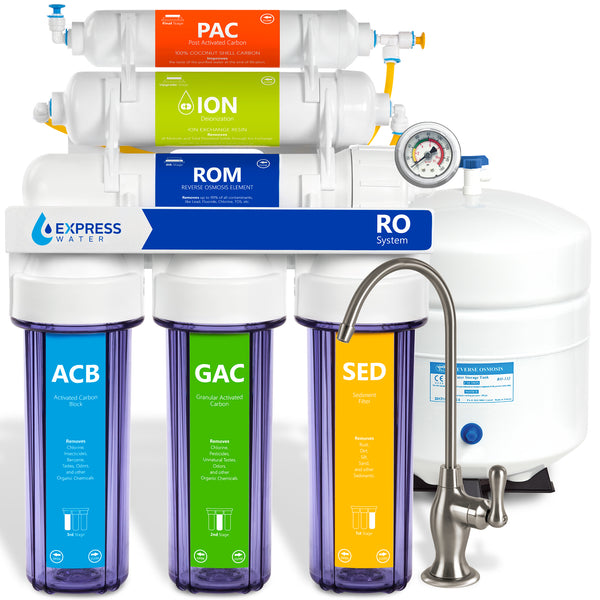 Deionization Reverse Osmosis Filtration System 6 Stage