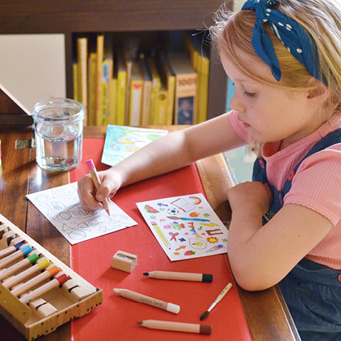 Personalised Jumbo Watercolour Pencils Tin 