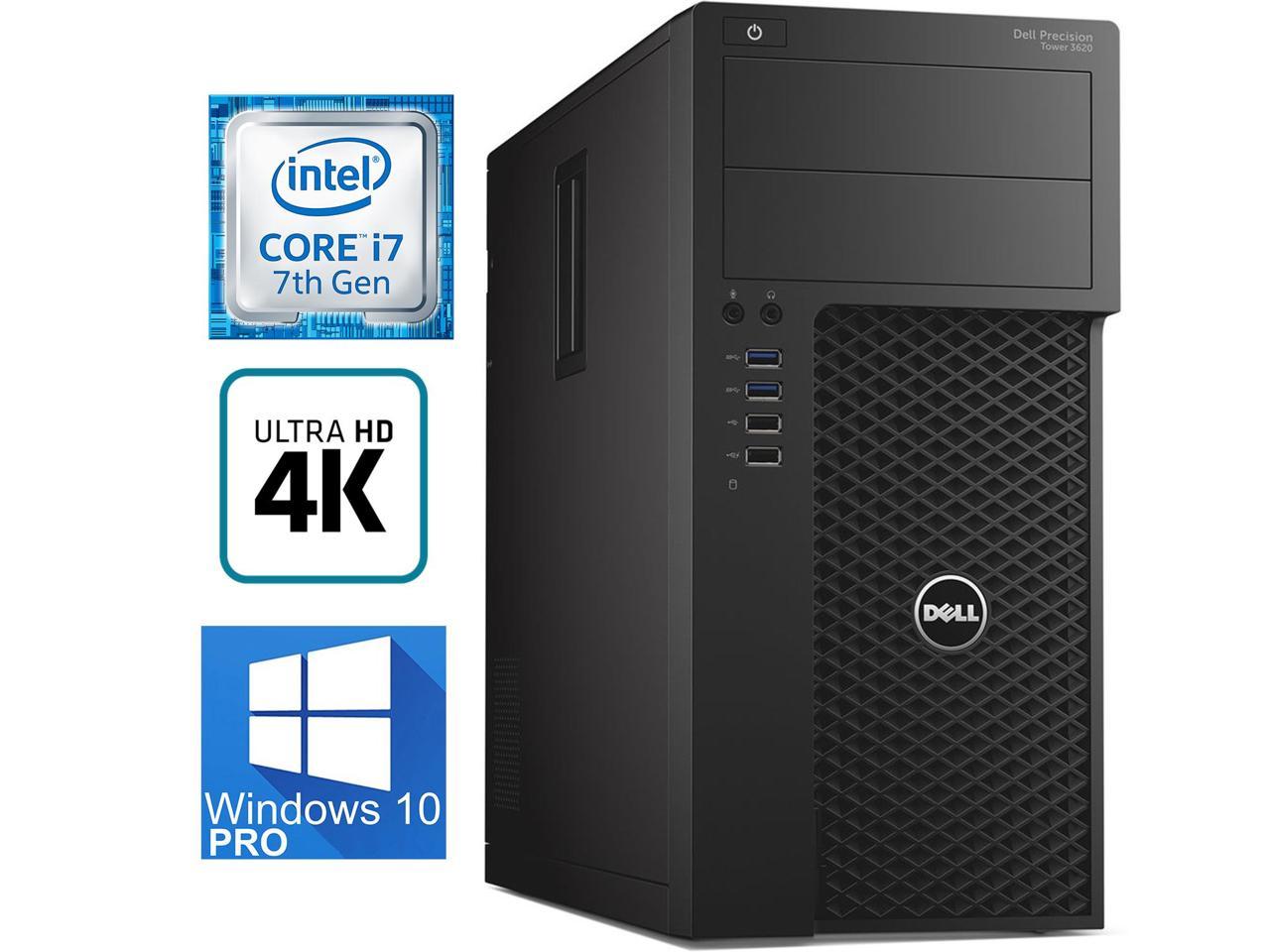 Dell Precision T3620 Workstation - Core i7-7700 Quad 16GB RAM