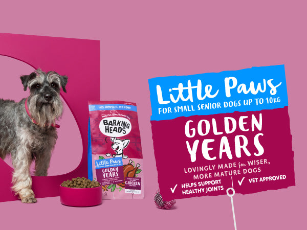 Barking Heads Little Paws Golden Years Senior Dry Dog Food