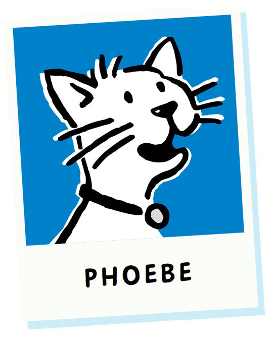 phoebe meowing heads cartoon