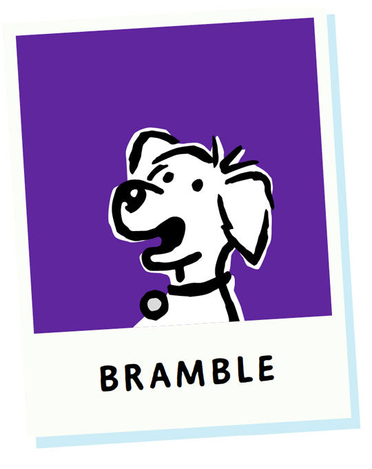 bramble barking heads cartoon