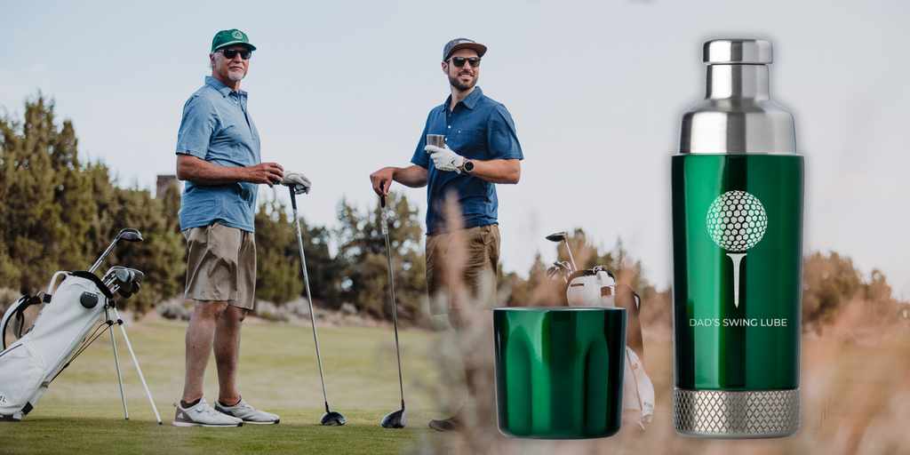 Father's Day Custom Golf Flask