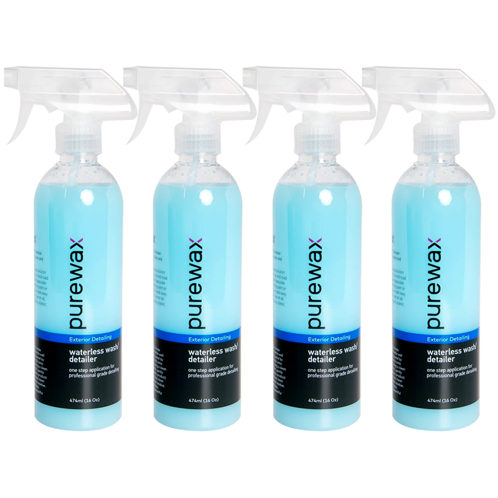 Waterless Wash / Detailer 4 Pack – PureWax New Zealand