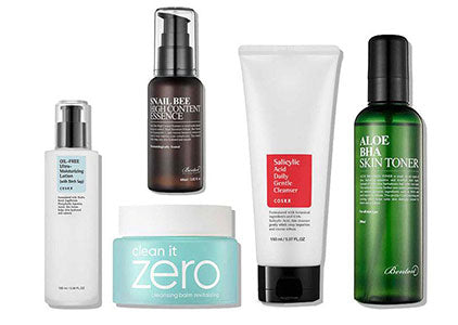 5 step korean skin care routine for oily skin shine-free blackheads acne k beauty world