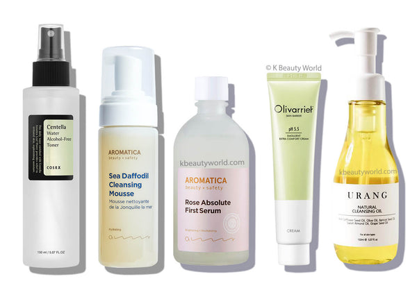 Korean Beauty Products For Delicate sensitive Skin routine moisturizer K beauty world