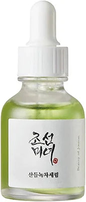 Beauty of Joseon Calming Serum Green tea + Panthenol skin ampoule for dry sensitive skin anti-aging acne pimples blemishes K Beauty World