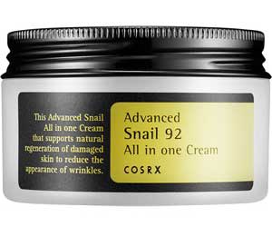 Cosrx Advanced Snail 92 All in One Repair Cream Korean moisturizer acne pimples K Beauty World