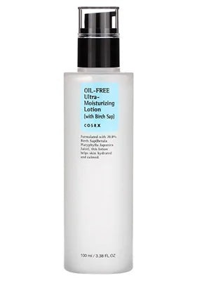 Cosrx Oil-free ultra-moisturizing lotion with birch sap AHA BHA peeling gezicht voor mannen vrouwen vette combinatie acne-gevoelige huid puistjes acne K Beauty World